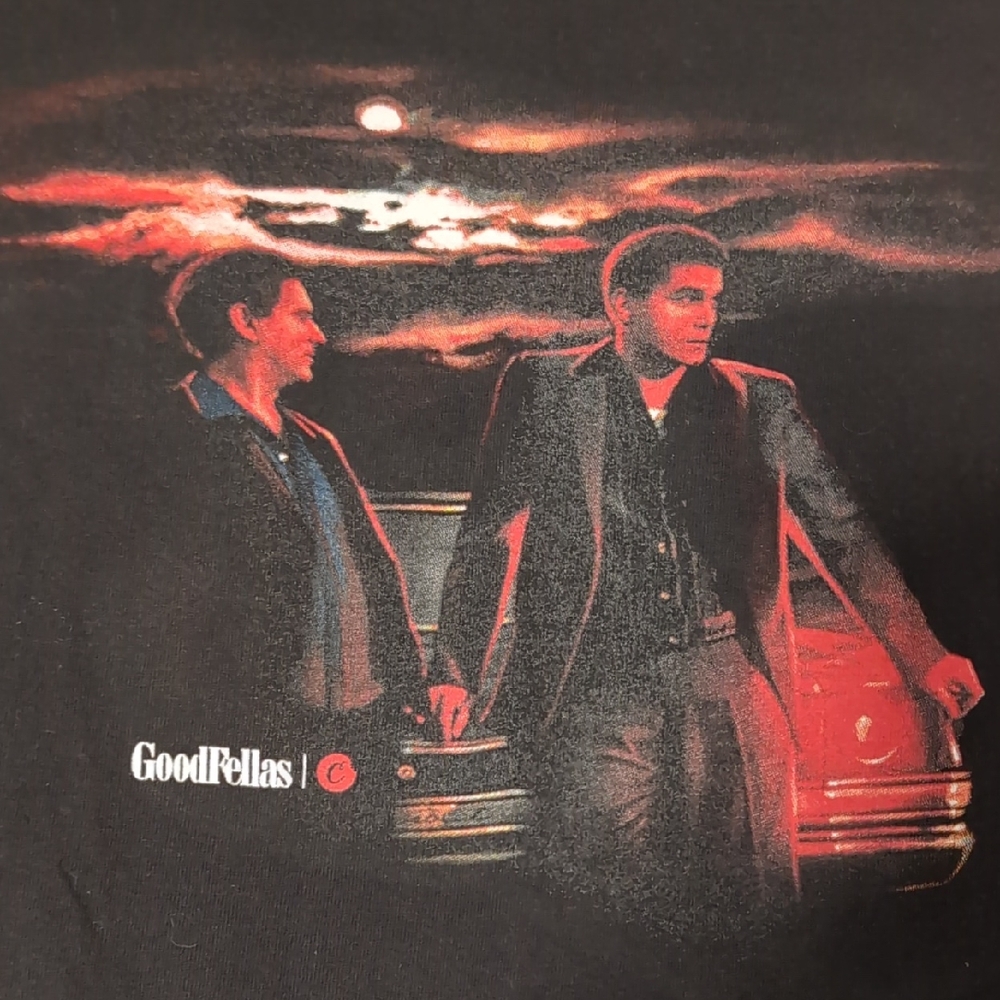 Stylish Black T Shirt for Men. Goodfellas Branded Shirt. Vintage